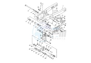 YZ 85 drawing REAR ARM