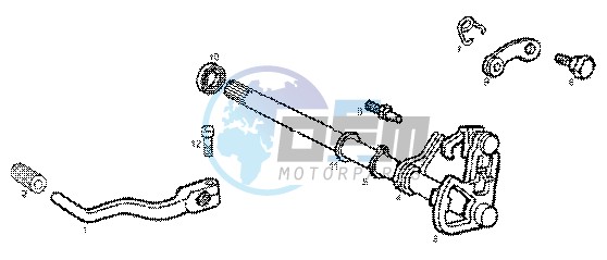 Selector shaft