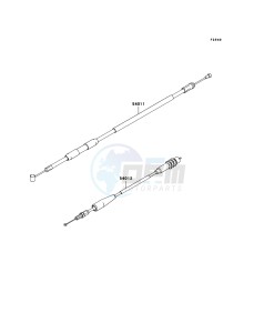 KX250 KX250-R1 EU drawing Cables