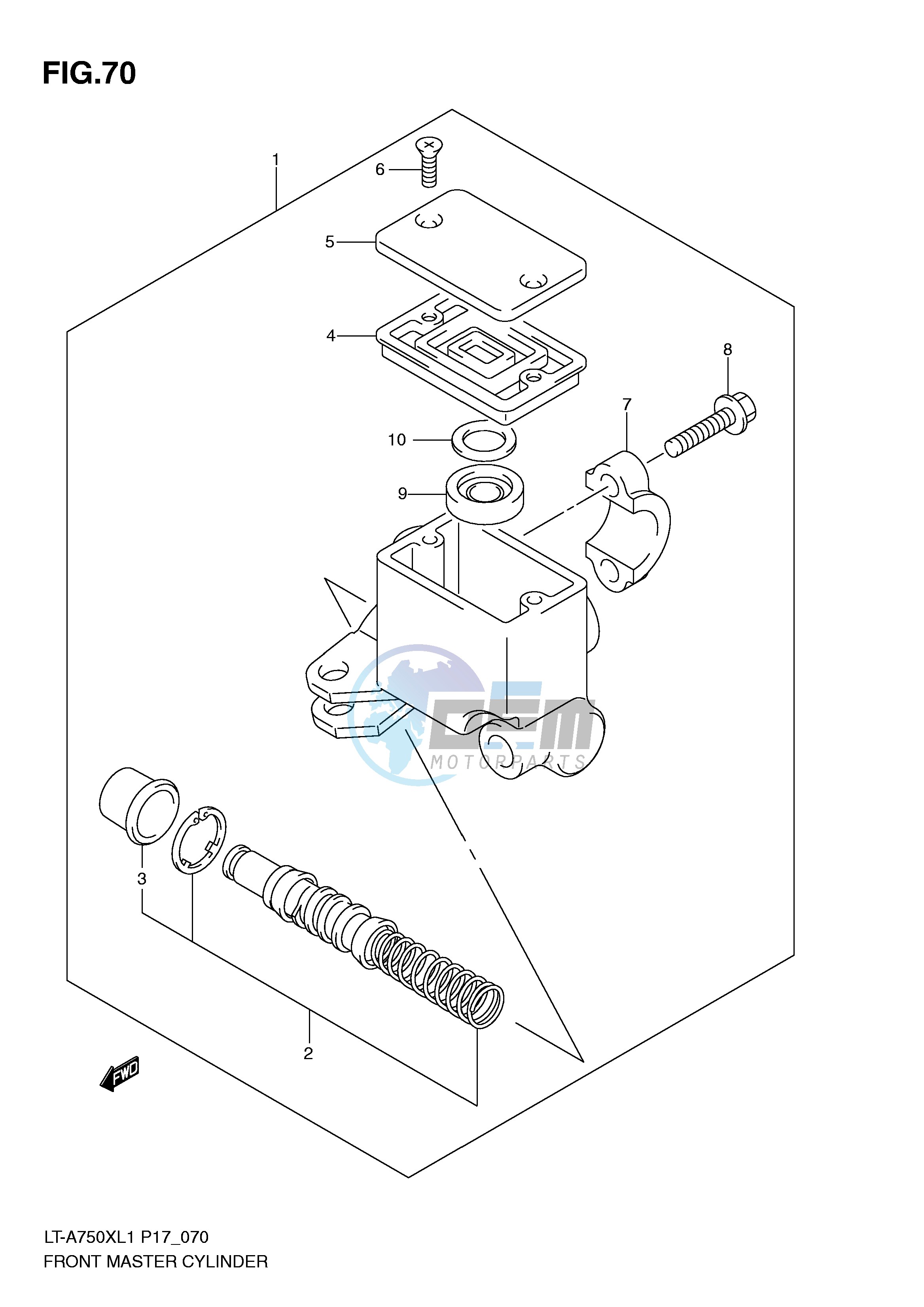 FRONT MASTER CYLINDER