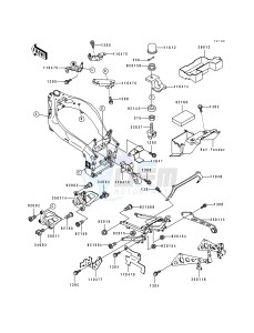 ZX 750 M [NINJA ZX-7R] (M1-M2) [NINJA ZX-7R] drawing ELECTRO BRACKET