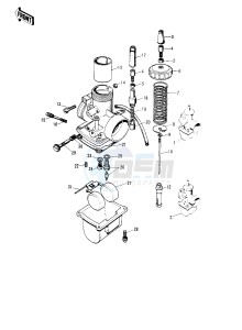 S2 A [MACH II] (-A) 350 [MACH II] drawing CARBURETORS