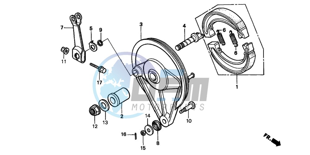 REAR BRAKE PANEL