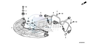 SH125ASG SH125D UK - (E) drawing REAR COMBINATION LIGHT