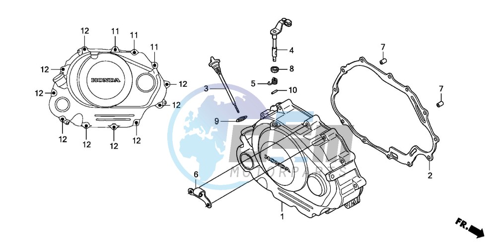 RIGHT CRANKCASE COVER