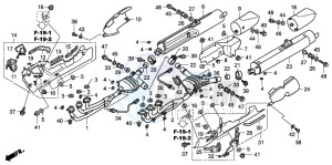 GL1800 drawing EXHAUST MUFFLER (6-E,EK,F ,U,2ED)(7/8-EXCEPT BR)