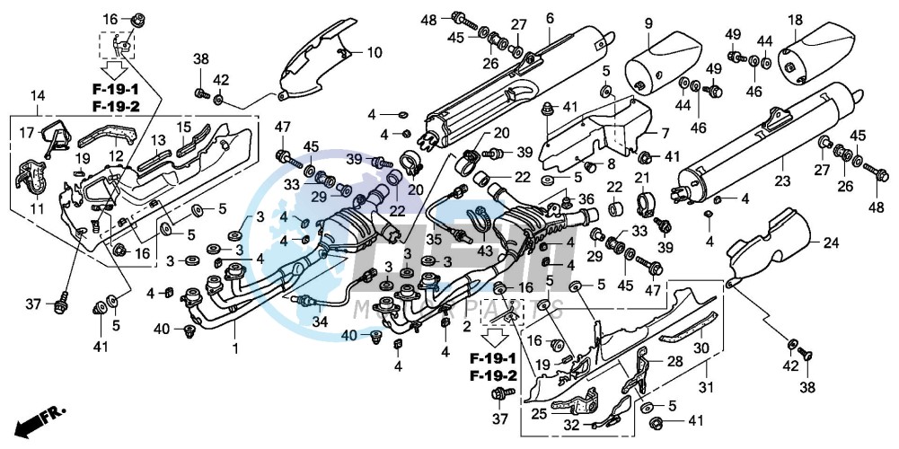 EXHAUST MUFFLER (6-E,EK,F ,U,2ED)(7/8-EXCEPT BR)