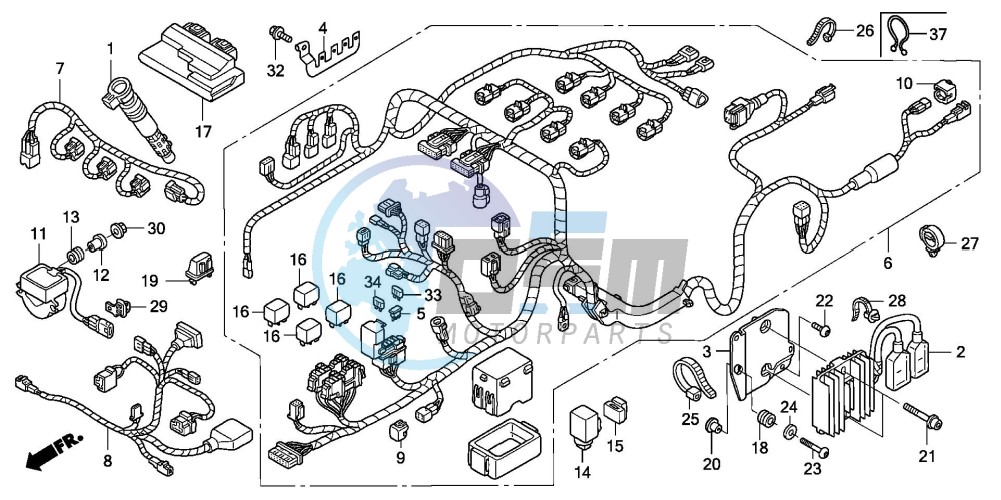 WIRE HARNESS (CBR1000RR6/7)