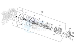 Sport City Cube 125-200 carb e3 drawing Clutch