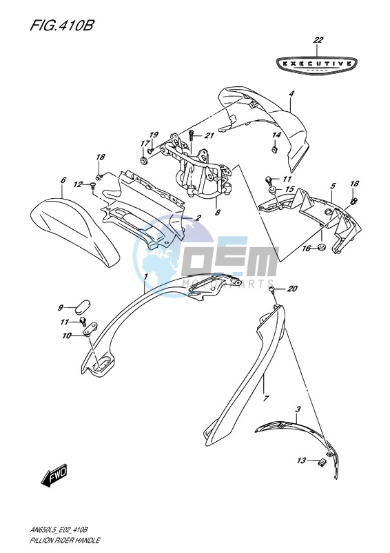 PILLION RIDER HANDLE