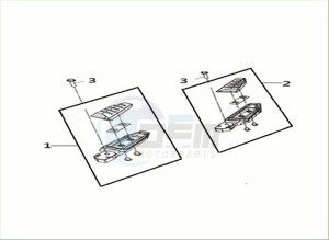 CRUISYM a 125 (LV12W3Z1-EU) (E5) (M3) drawing R-L STEP BAR