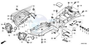 TRX500FM2H Europe Direct - (ED) drawing FRONT FENDER