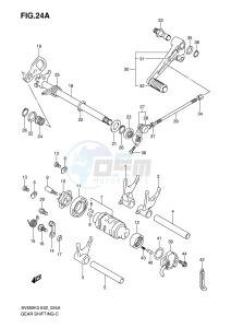 SV650 (E2) drawing GEAR SHIFTING (MODEL K4)