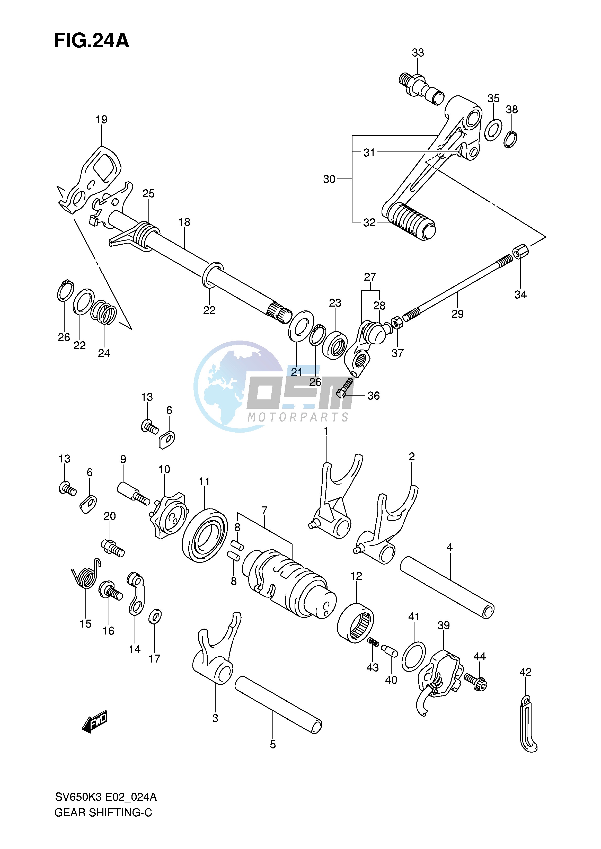 GEAR SHIFTING (MODEL K4)