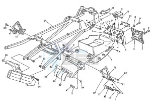 MITO EVOL.125 drawing REAR FRAME