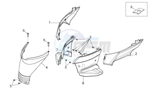 Sport City One 125 4T e3 drawing Central body IV