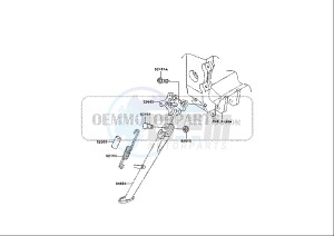 ZX-6R NINJA - 636 cc (EU) drawing STAND