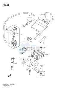 GSX650F (E21) Katana drawing ELECTRICAL (GSX650FAL1 E21)