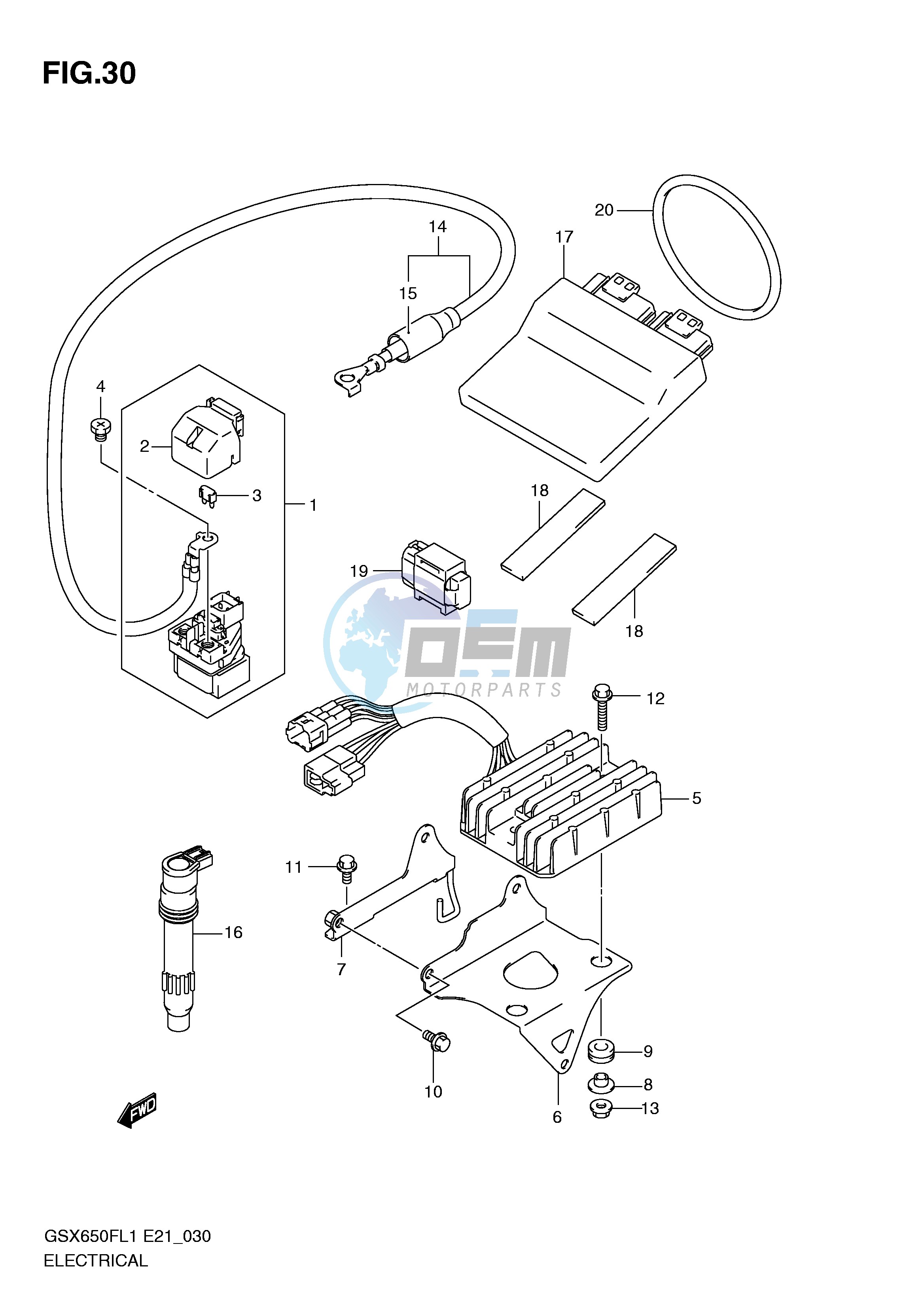 ELECTRICAL (GSX650FAL1 E21)