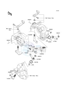 KAF 620 R [MULE 4010 TRANS4X4] (R9F-RAFA) R9F drawing GEAR CHANGE MECHANISM