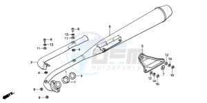 C70Z 50 drawing EXHAUST MUFFLER (2)