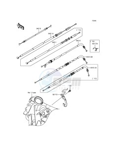 NINJA 250SL BX250AGF XX (EU ME A(FRICA) drawing Cables