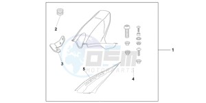 CBR1000RR9 France - (F / CMF REP) drawing HUGGER REPSOL REPLICA