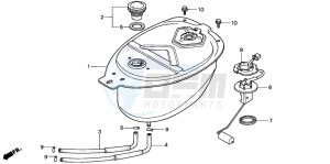 C90ST 70 drawing FUEL TANK