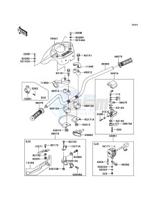 KVF360 KVF360B7F EU drawing Handlebar