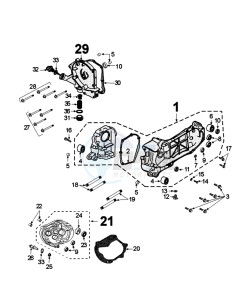 KISBEE 4T OY X drawing CRANKCASE