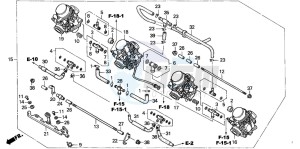 CBF600NA drawing CARBURETOR (ASSY.)