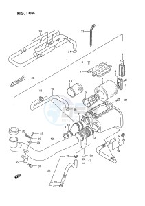 LT-F250 (E28) drawing AIR CLEANER (MODEL M N P R S T)