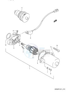 AD50 (E41) drawing STARTING MOTOR