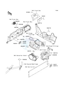 KRF 750 B [TERYX 750 4X4] (B8F) B8F drawing LABELS