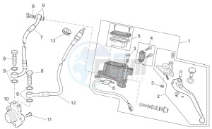 Griso V IE 850 drawing Clutch control complete