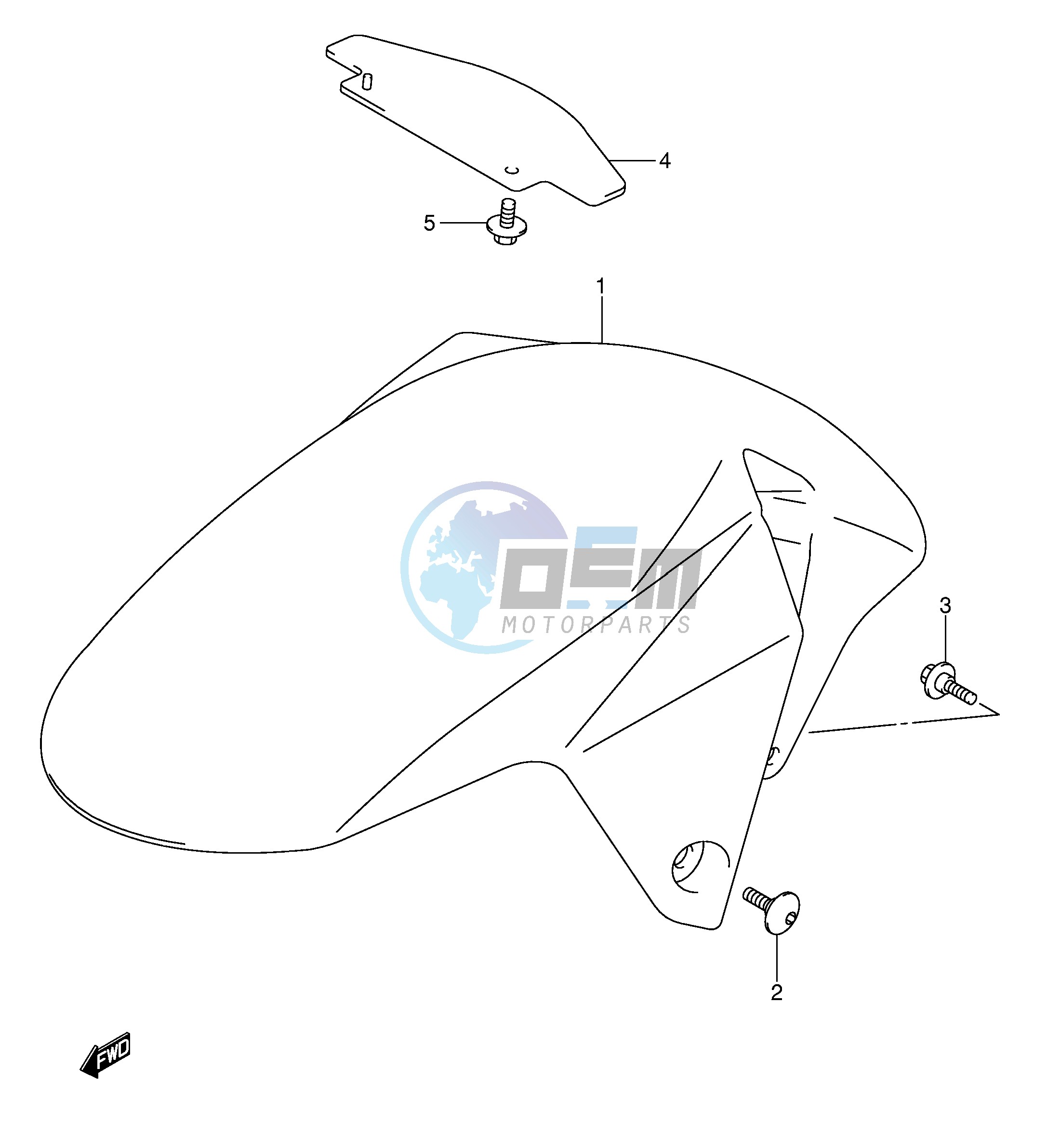 FRONT FENDER (MODEL K3 K4 K5 K6)