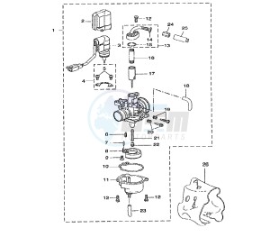 BW'S 50 drawing CARBURETOR