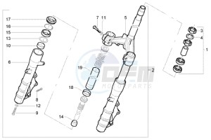 X9 500 Evolution (USA) drawing Fork