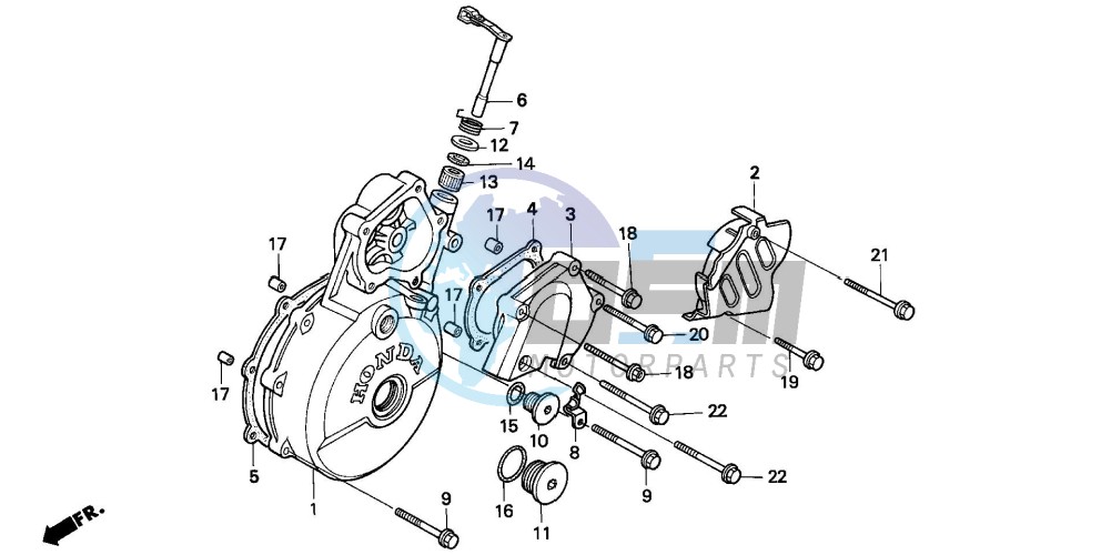 LEFT CRANKCASE COVER