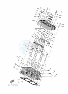 YXF1000EWS YX10FRPSN (B4JC) drawing CYLINDER