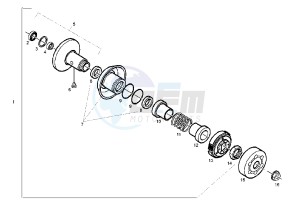 GP 1 EURO2 - 50 cc drawing DRIVEN PULLEY