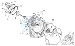 Shiver 750 drawing Water pump