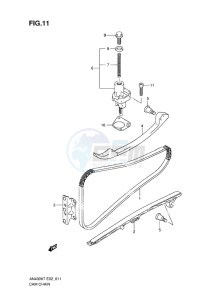 AN400 BURGMAN EU-UK drawing CAM CHAIN