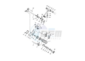 YFM RR RAPTOR 660 drawing SHIFT CAM - FORK