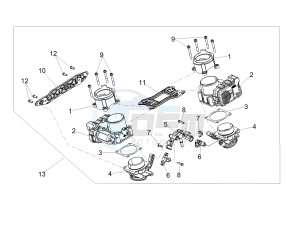 SHIVER 900 E4 ABS NAVI (APAC) drawing Throttle body