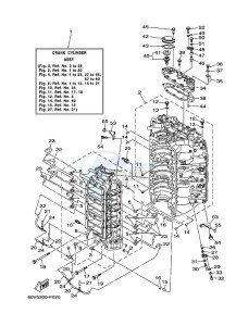 LZ250D drawing CYLINDER--CRANKCASE-1