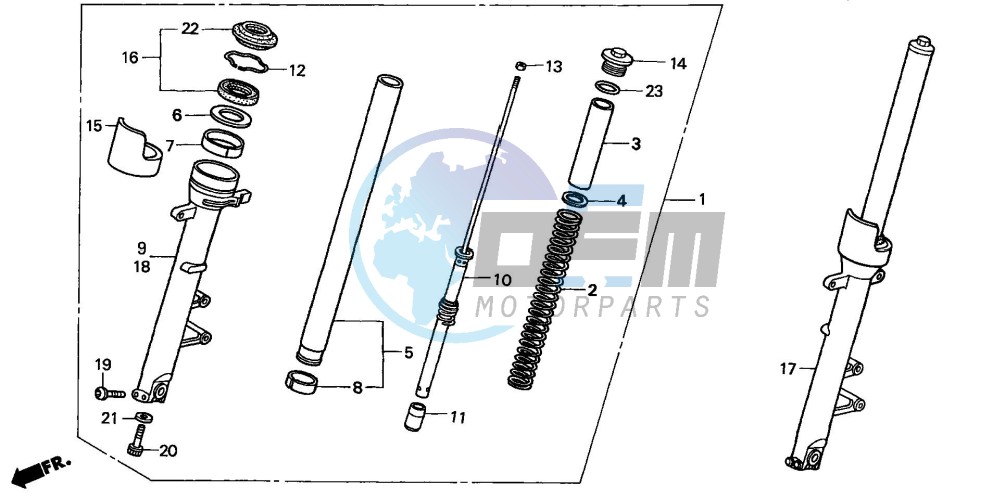 FRONT FORK (CB900F2/3)