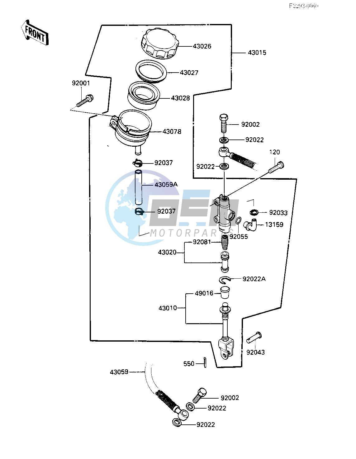 REAR MASTER CYLINDER