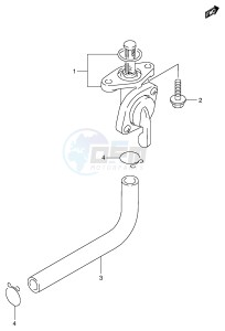 RM125 (E2) drawing FUEL COCK