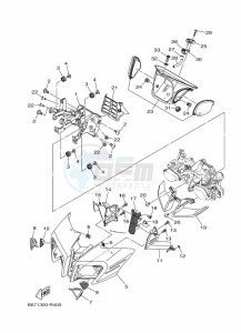 MT-10 MTN1000 (B67P) drawing COWLING 1